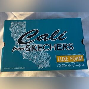 Skechers Rhinestones Cali Beverlee Date Glam Women's Wedge White/Silver Sandals